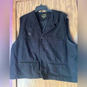 Wyoming traders men’s western black vest 2x